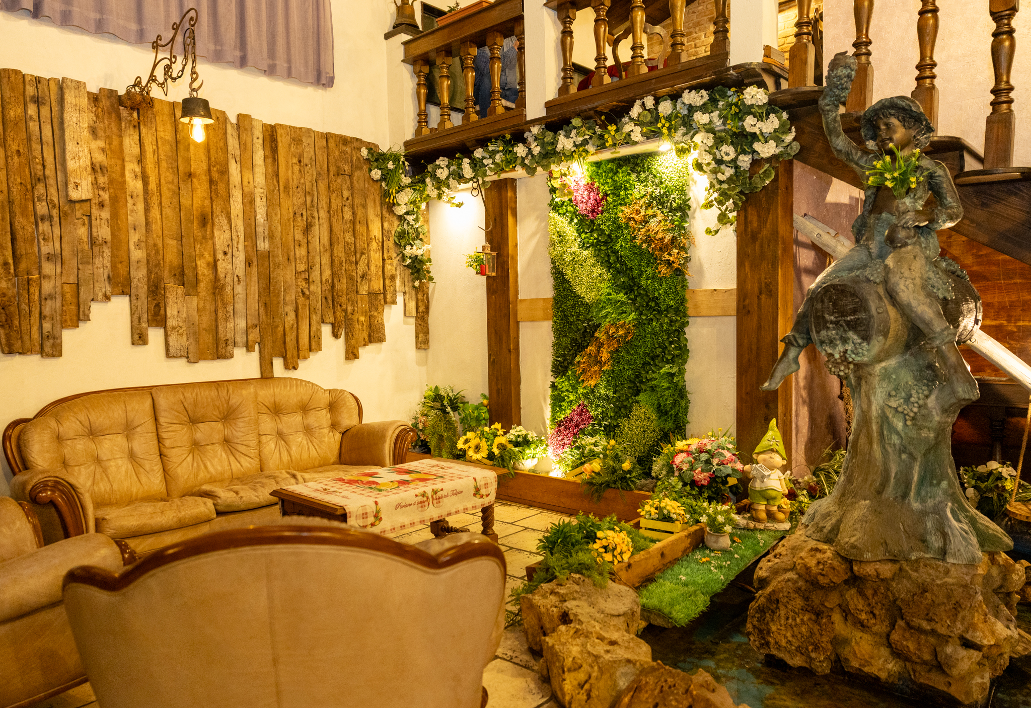 Sala interna agriturismo