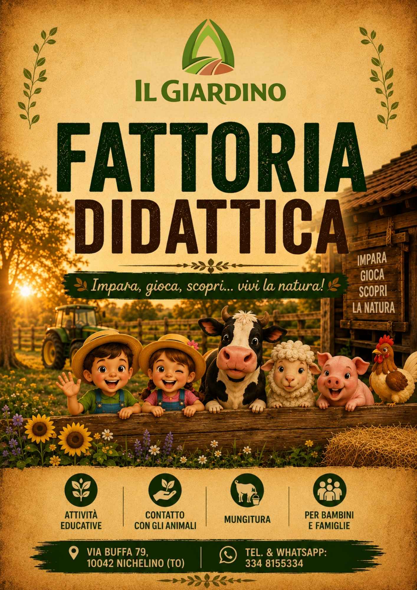 Grande inaugurazione Fattoria Didattica