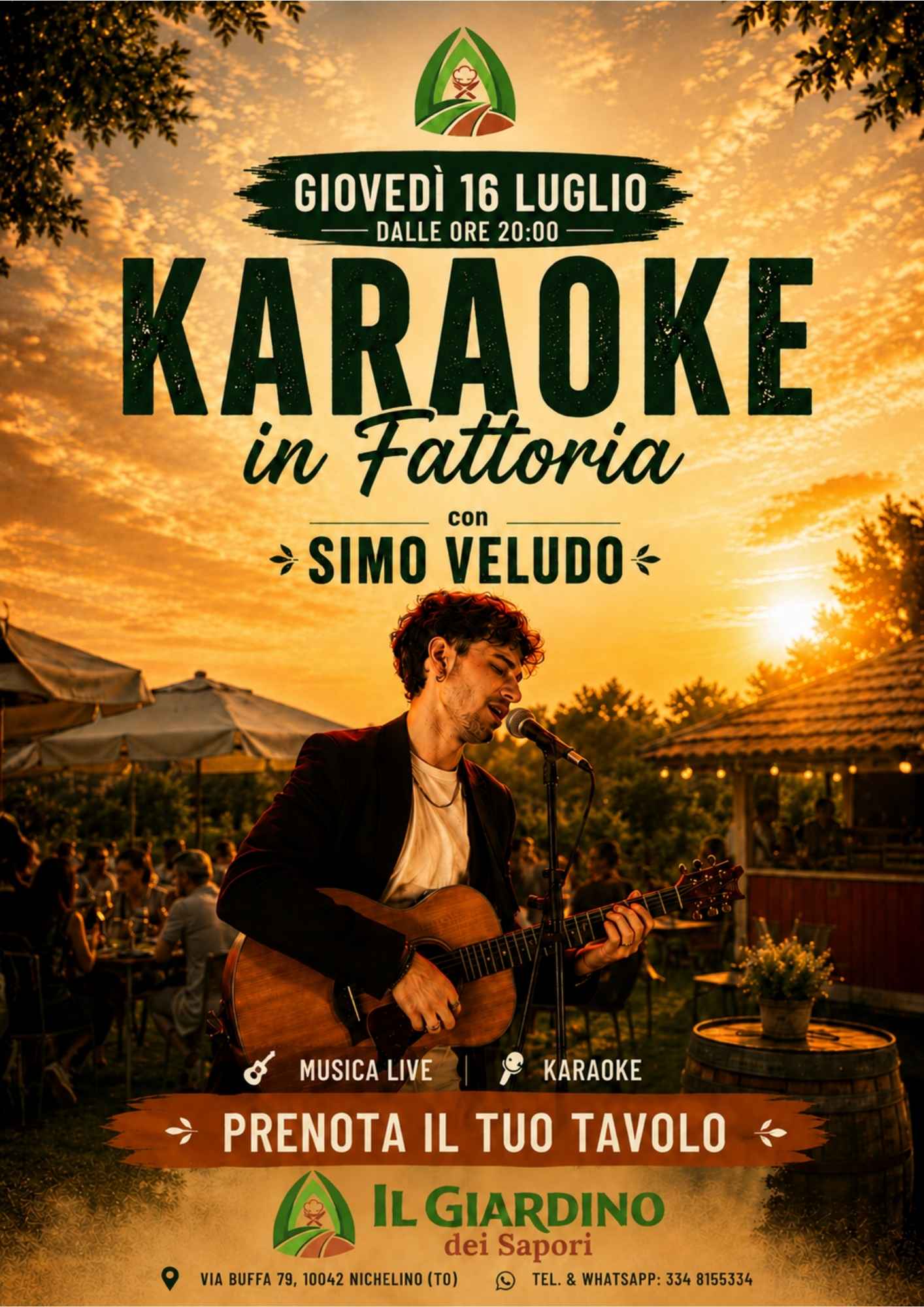 Karaoke in Fattoria