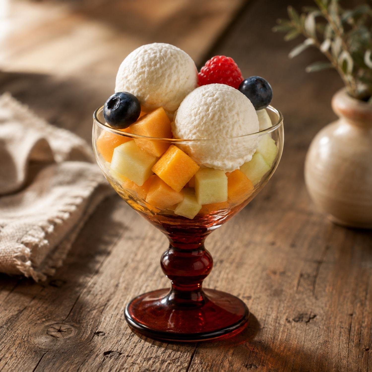 Macedonia con Gelato - Il Giardino dei Sapori