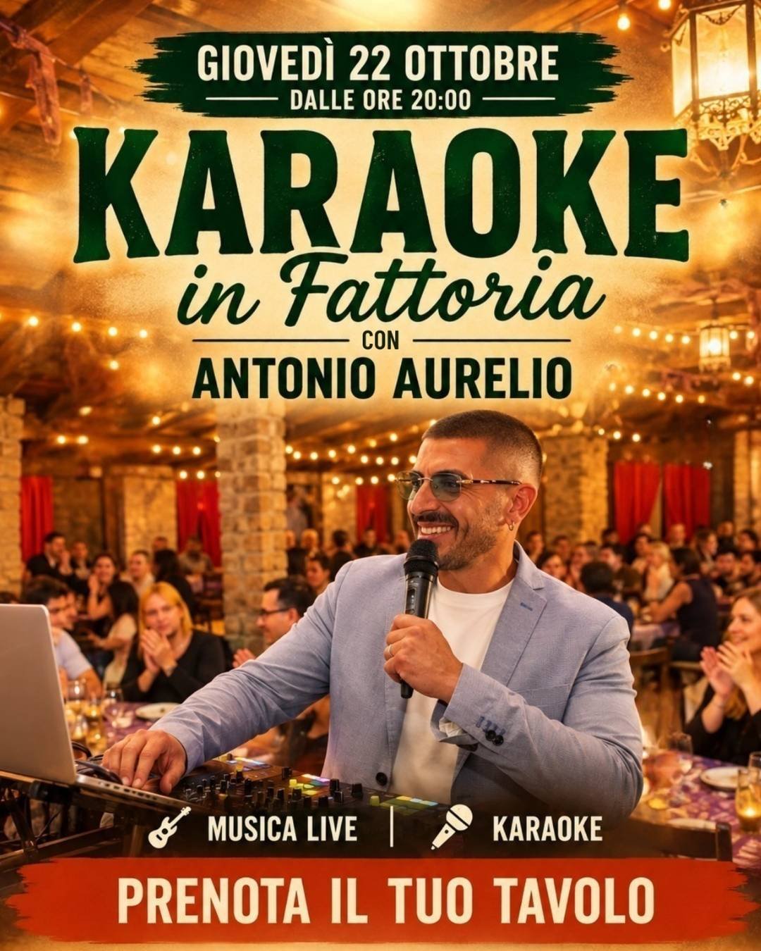 Karaoke in Fattoria