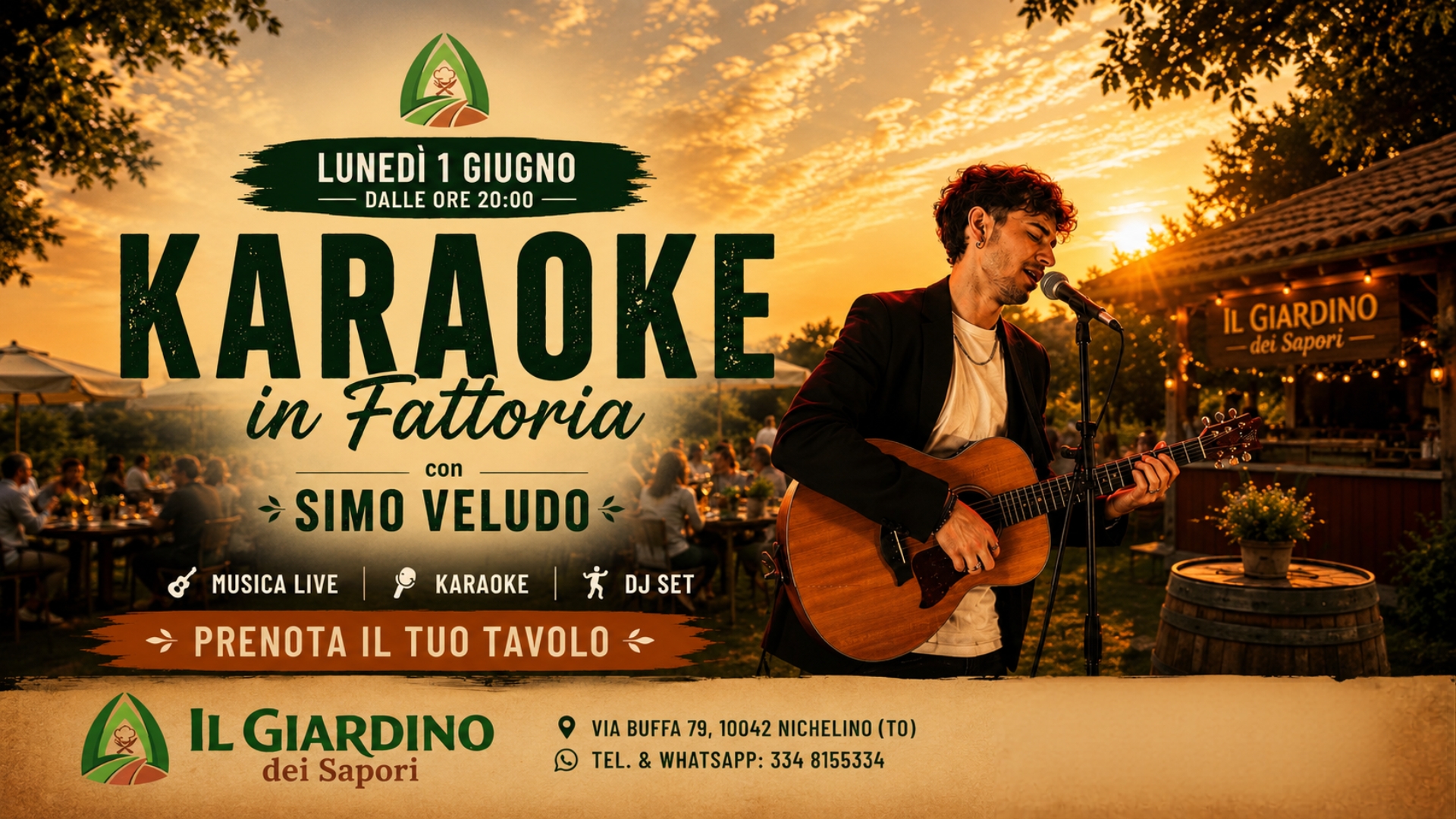 Karaoke in Fattoria